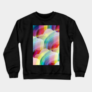 Kaleidoscopic rainbows and clouds Crewneck Sweatshirt